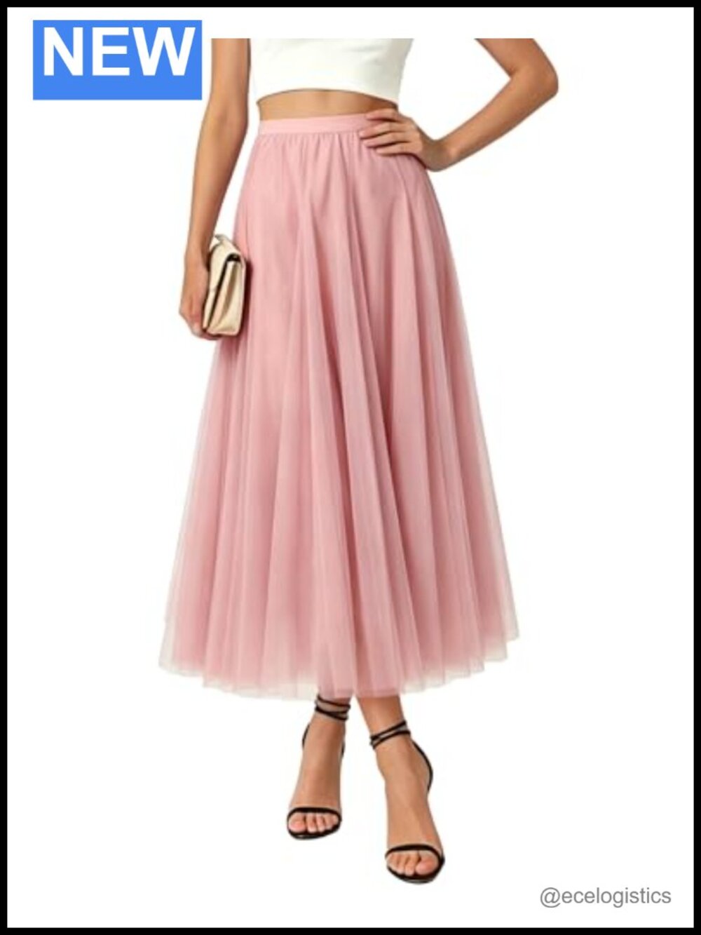 Women's Maxi Tulle Tutu Skirt High Waisted A-Line Flowy